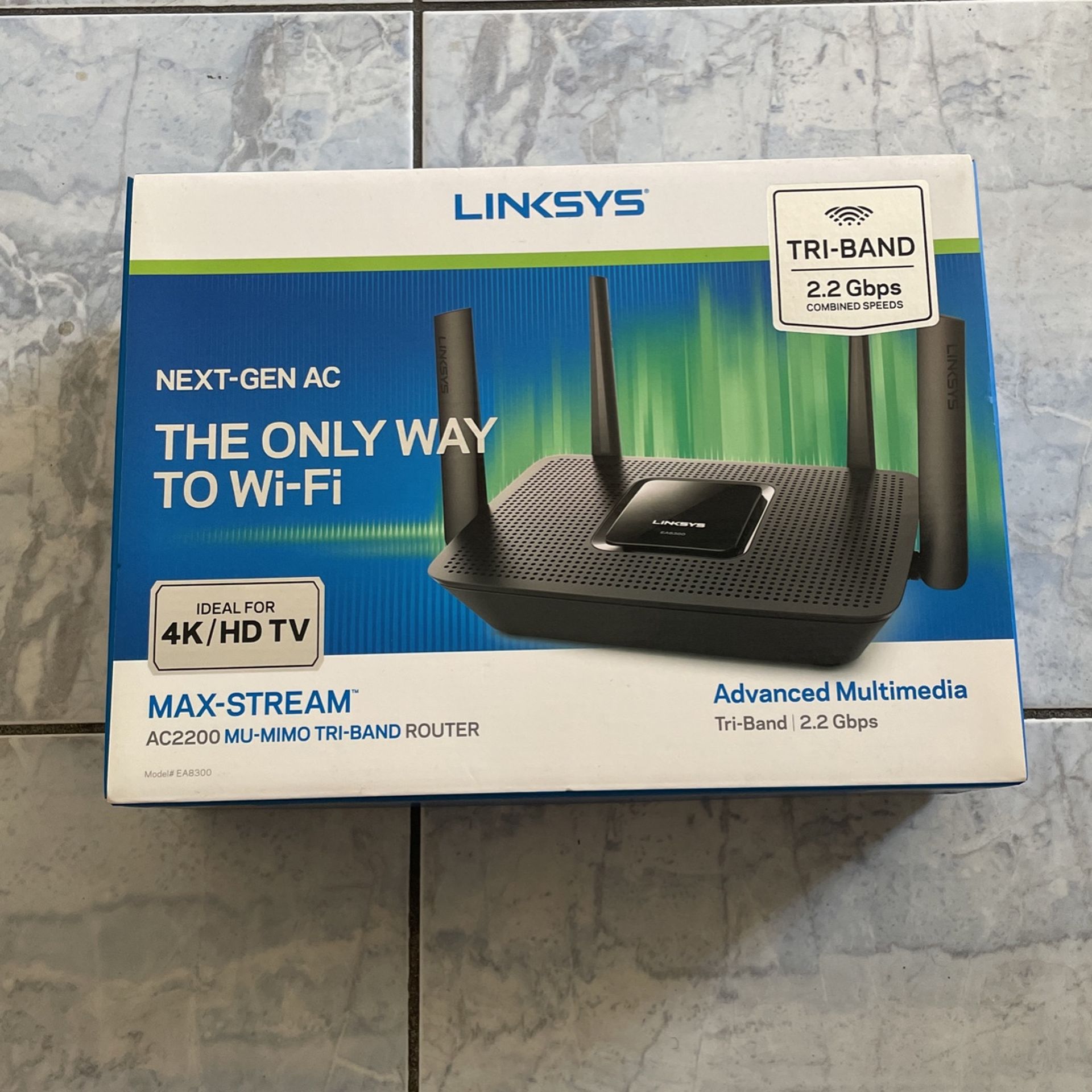 Linksys Tri-Band Router EA8300 - Max-Stream