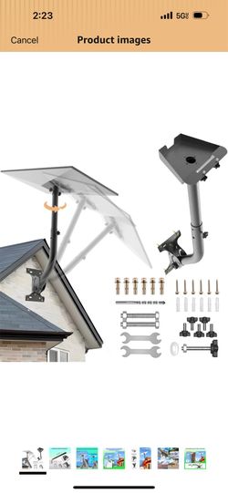 Starlink Mount for Standard 4/4X/Gen 3 360° Adjustable, Extendable Length, Wall/Roof Installation, Concrete or Wood, Easy Installation