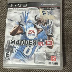Madden 13 PS3