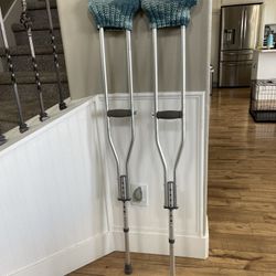 Crutches With Removal Pads