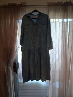 Denim dress, plus size large