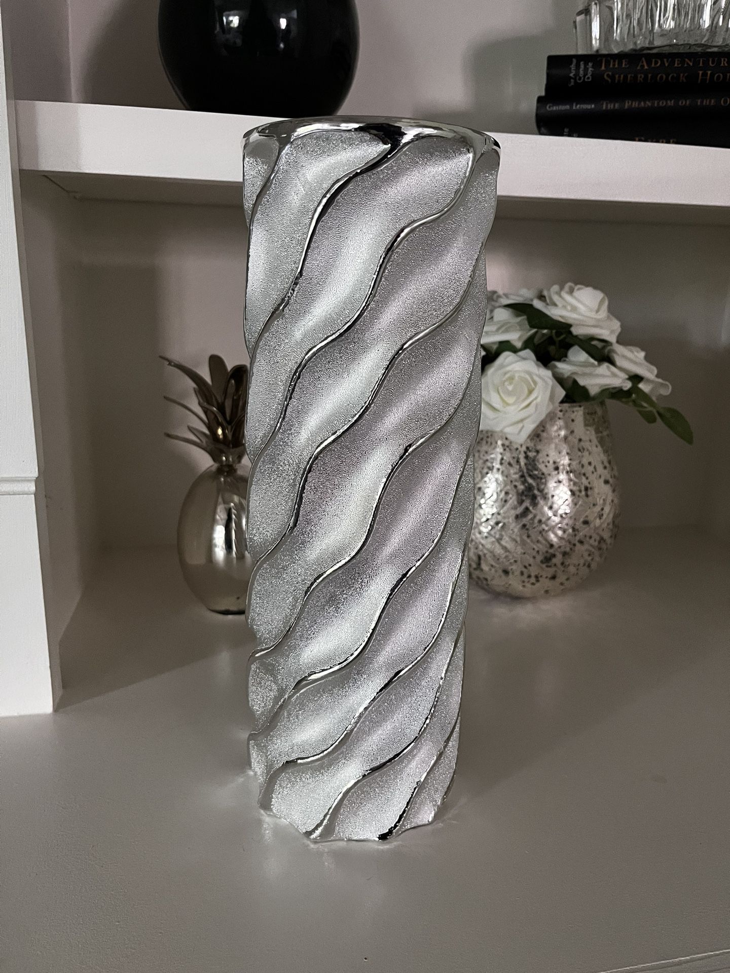 Unique Silver Vase 