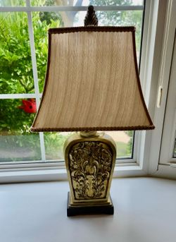 Brass lamps pair