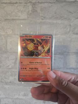 Pokemon Gamestop Promo Ho-oh stamped.