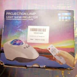 Light Show Projector Lamp, White Noise And Nature Sounds