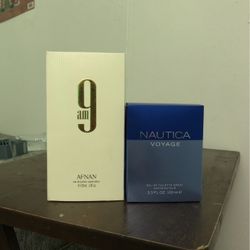 Nautica and 9AM cologne 