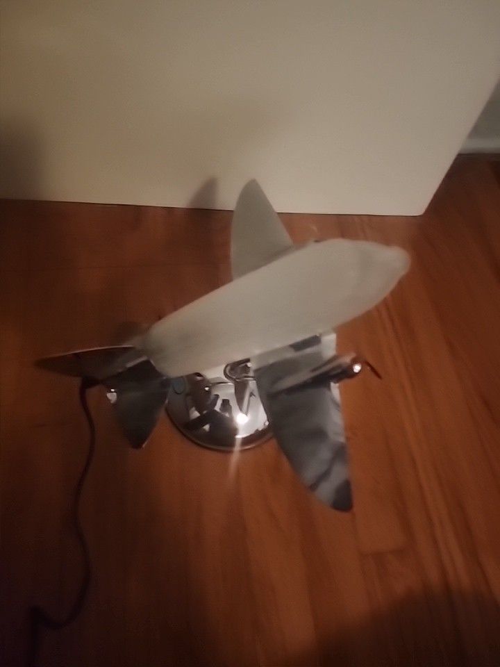 VINTAGE PLANE LAMP