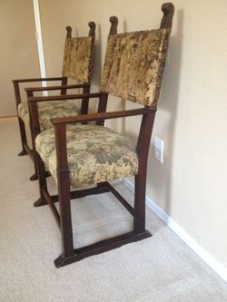 Renissance style antique chairs