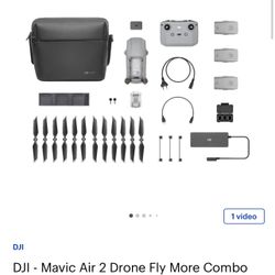 dji mavic 2 brand new only use 1time. brand new condition.
