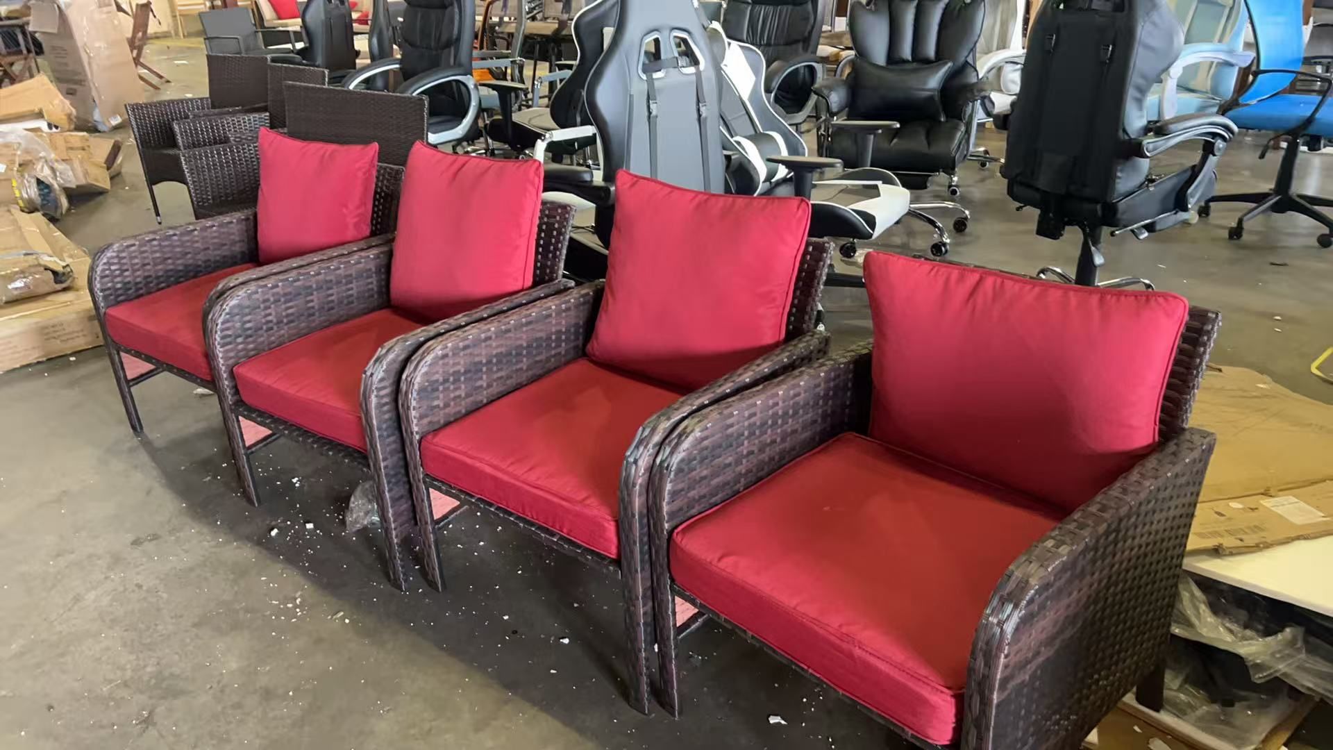 ❤️ Four piece patio dining chair $140