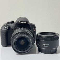 Canon Rebel T5 with 2 Lenses 18-55mm & 50mm