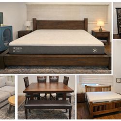 Moving sale - furniture , king beds, dining table And TV/stand