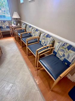 Set of Chairs + Matching Coffee and Side Tables