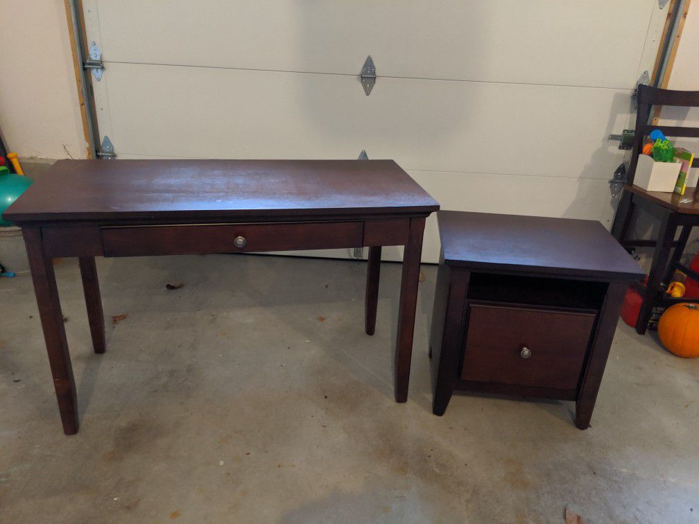 Desk & Printer Stand/Filing Cabinet