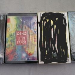 Tarot and oracle cards $10 each 