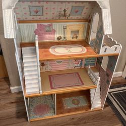 Large wood Barbie / play doll house. 