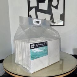 40 Canvases Ready To Paint 