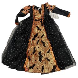 Halloween Theme Bat Costume Girls 2-4