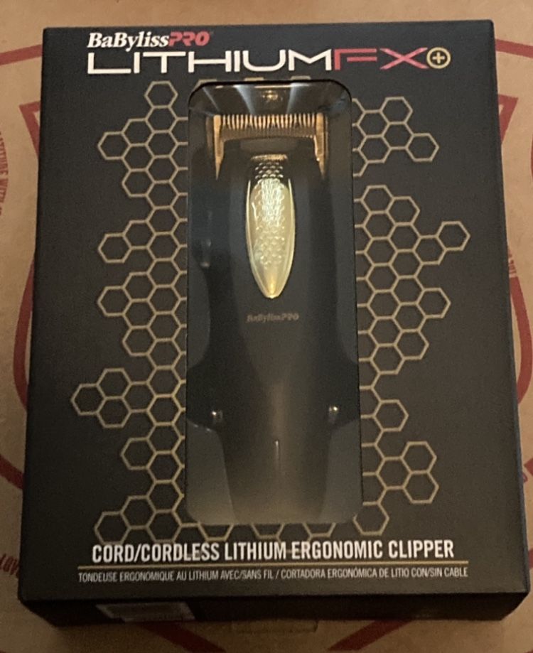 Babyliss Pro Lithium Barber Clippers Brand New