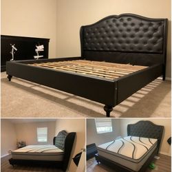 BRAND NEW QUEEN SIZE PLATFORM BED & MATTRESS $550!! King Size $599!