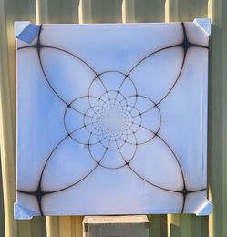 48” x 48” Hand Stretched Artists Canvas - Retails over $600