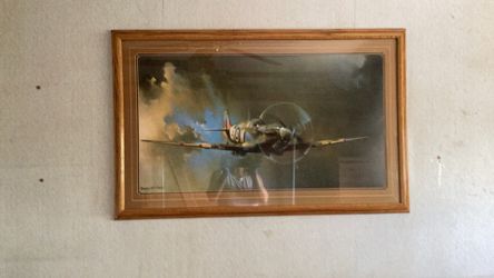 War plane picture vintage