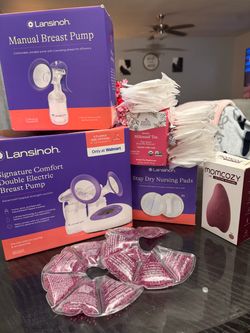 Lansinoh Breastfeeding Bundle with Pumps and Accessories