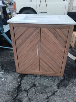 Bathroom Vanity with Sink and Cabinet 30in