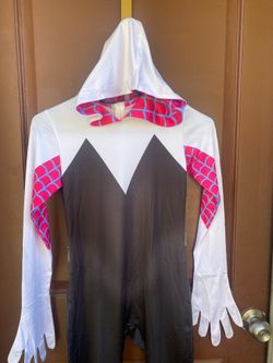 Marvel Spider-Gwen Hooded Spandex Jumpsuit S