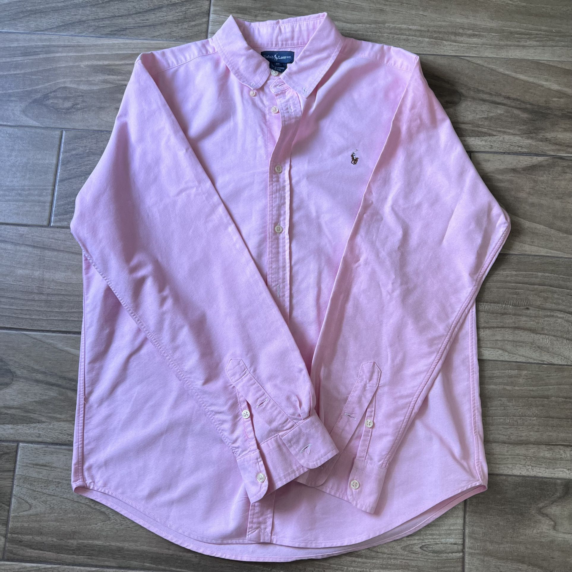Ralph Lauren Shirts | Ralph Lauren /Boys Yarmouth Cotton Size 20 | Color: Pink