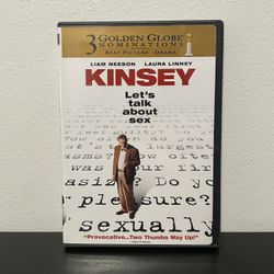Kinsey DVD Movie Liam Neeson Romance Drama Widescreen 2005