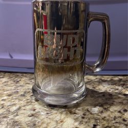 Bud light frosted beer glass 