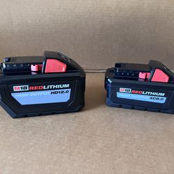 M18  12.0   And  M18  8.0  Milwaukee  Batteries 