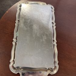 Silver plate, Chippendale cocktail tray