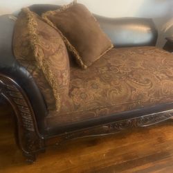 Chocolate Chaise Lounge Chair