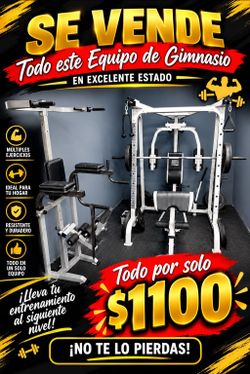 Complete Home Gym Equipment Set