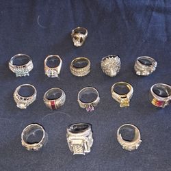 SILVER RINGS PURE .999 AND .925 