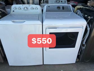 GE washer and dryer