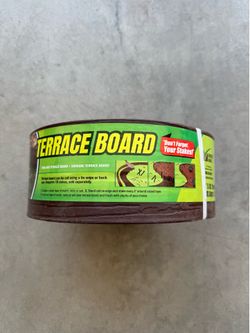 Terrace Board 4 in. x 40 ft. Brown Landscape Lawn Edging