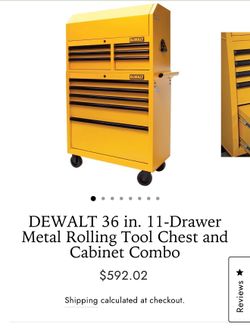 DEWALT 11-DRAWER METAL ROLLING TOOL CHEST