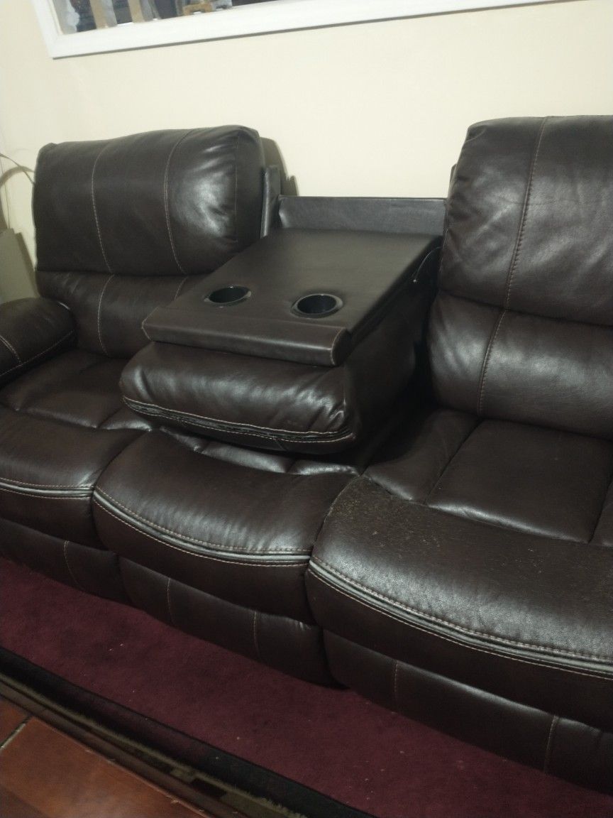 Brown Sofa And Loveseat Recliners