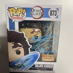 Demon Slayer Funko Pop (autographed)
