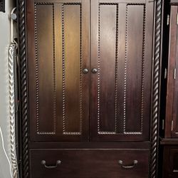 Armoire Closet  Espresso Dark Brown 