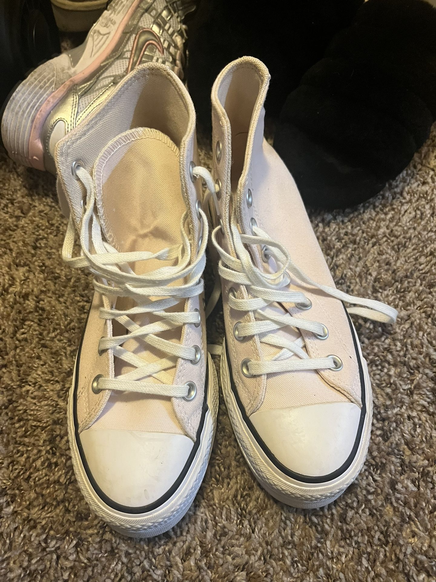 Pink High Top Converse