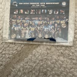 San Diego chargers/Upper Deck - 40th anniversary team-2000