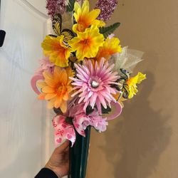 Valentine’s Cemetery Flower Arrangements