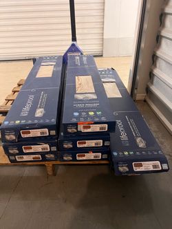 7 new boxes Drake Hill Oak 9.4 in. W x 48 in. L Waterproof Hybrid Resilient Flooring