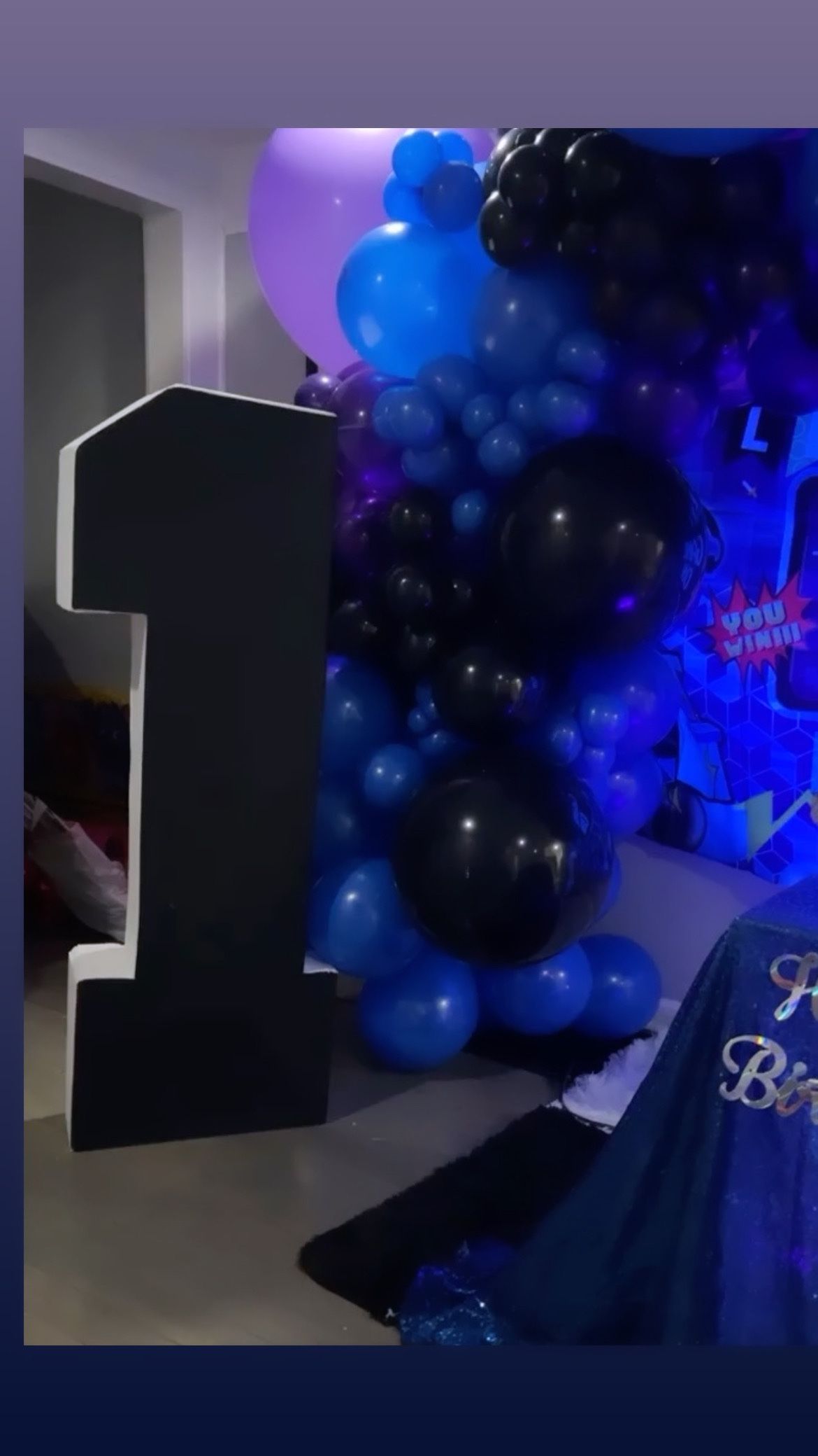 Number 1 For Party Decor