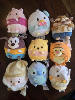Disney Plush UFUFY Lot Of 9