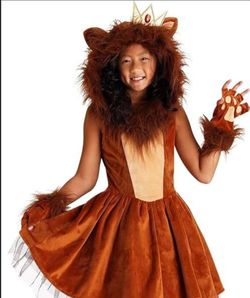 Girls Lion  Halloween Costume